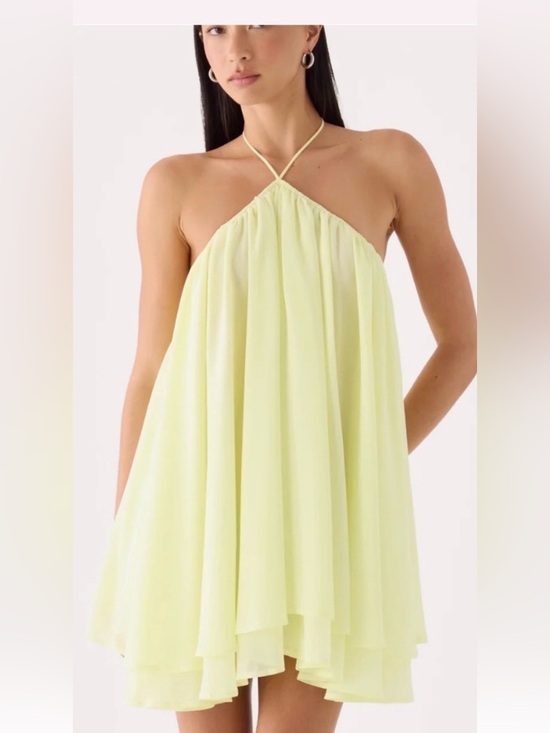Peppermayo Dresses & Skirts - NWT Peppermayo Lemon Halter Mini Dress